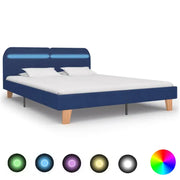 Elegant klassiek bedframe met kleurrijke LED-verlichting - Bedden & bedframes