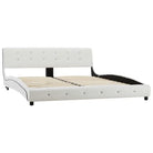Elegant klassiek bedframe met stalen poten en gemakkelijk schoon te maken gevoerde hoes - Bedden & bedframes