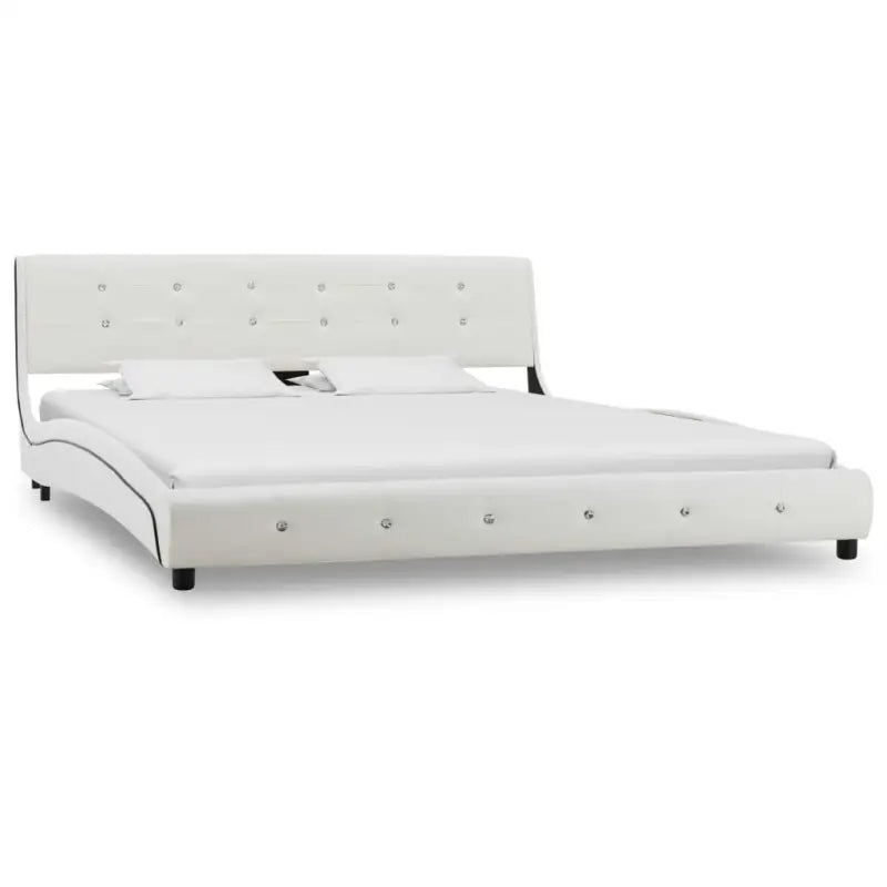 Elegant klassiek bedframe met stalen poten en gemakkelijk schoon te maken gevoerde hoes - Bedden & bedframes