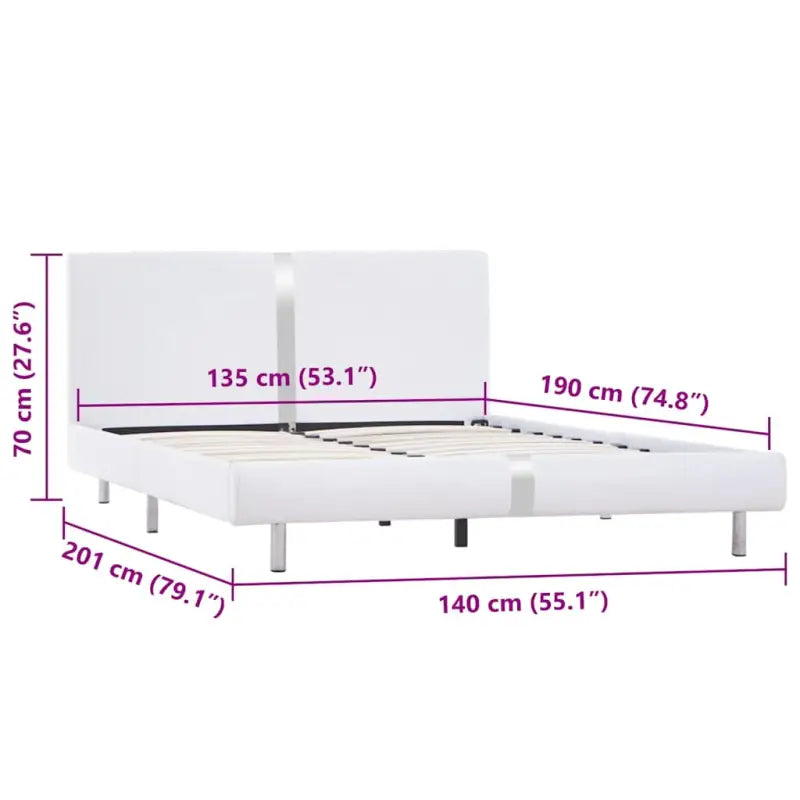 Elegant klassieke bedframe met stalen poten voor een stijlvolle slaapkamer - Bedden & bedframes