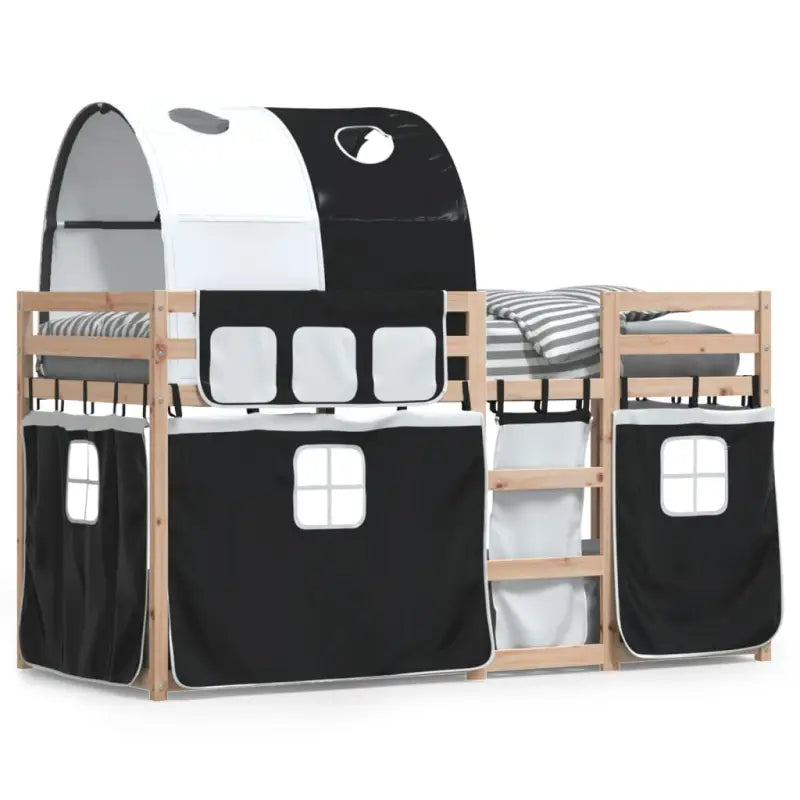 Elegant metalen stapelbed van massief grenenhout voor kleine kamers - Bedden & bedframes