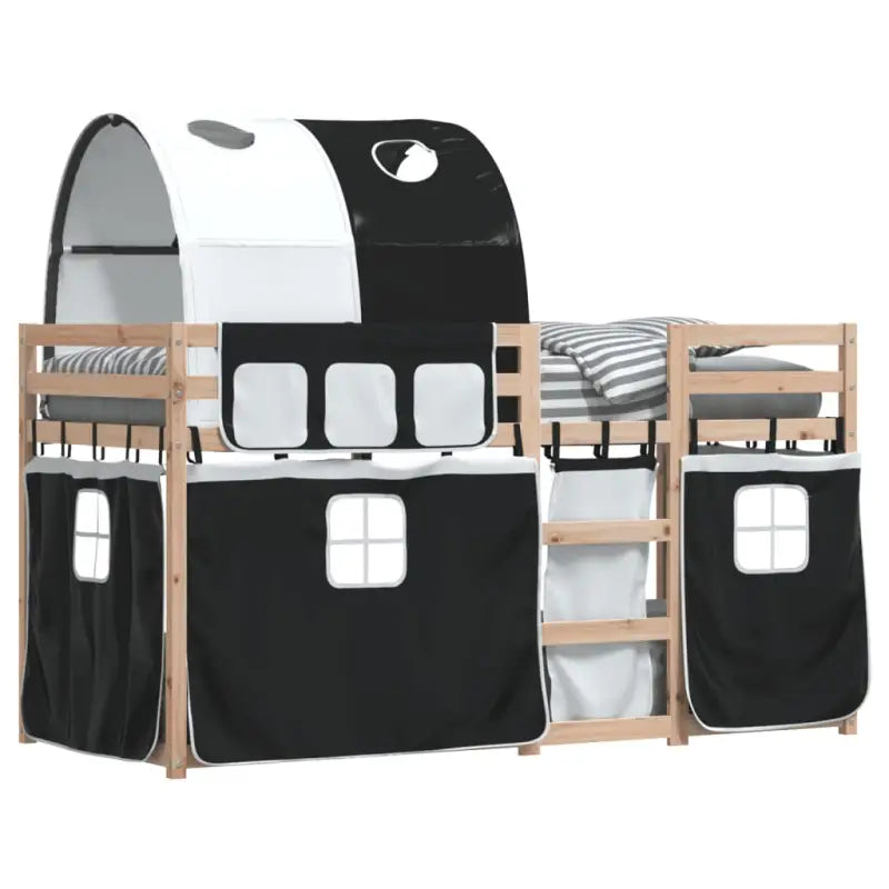 Elegant metalen stapelbed van massief grenenhout voor kleine kamers - Bedden & bedframes