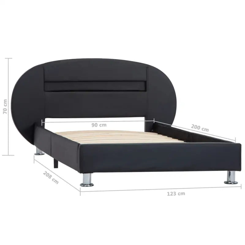 Elegant modern bedframe met comfortabel hoofdbord - Bedden & bedframes