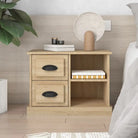 Elegant Nachtkastje van Behandeld Hout voor Tijdloze Interieurstijl - Sonoma eiken / 1 - Nachtkastjes