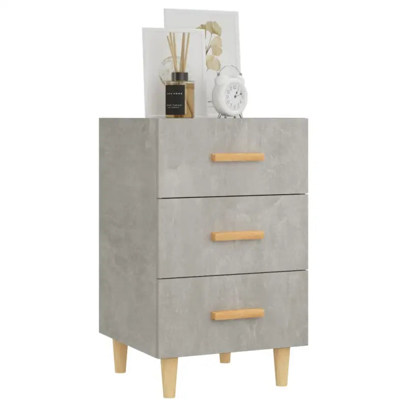 ELEGANT NACHTKASTJE VAN BEWERKT HOUT MET TTIMELOOSE DESIGN - Nachtkastjes