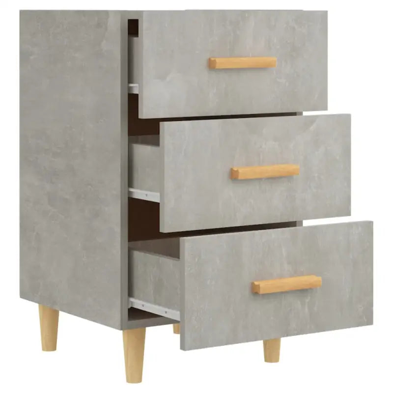 ELEGANT NACHTKASTJE VAN BEWERKT HOUT MET TTIMELOOSE DESIGN - Nachtkastjes