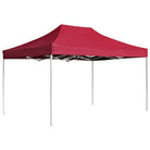 Elegant partytent van Oxford stof ideaal bij zware regen voor buitenevenementen - Wijnrood / 4.5 x 3 m / 1