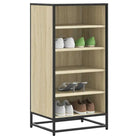 Elegant schoenenrek van bewerkt hout voor een opgeruimde ruimte - Sonoma eiken / 7 - Schoenenrekken