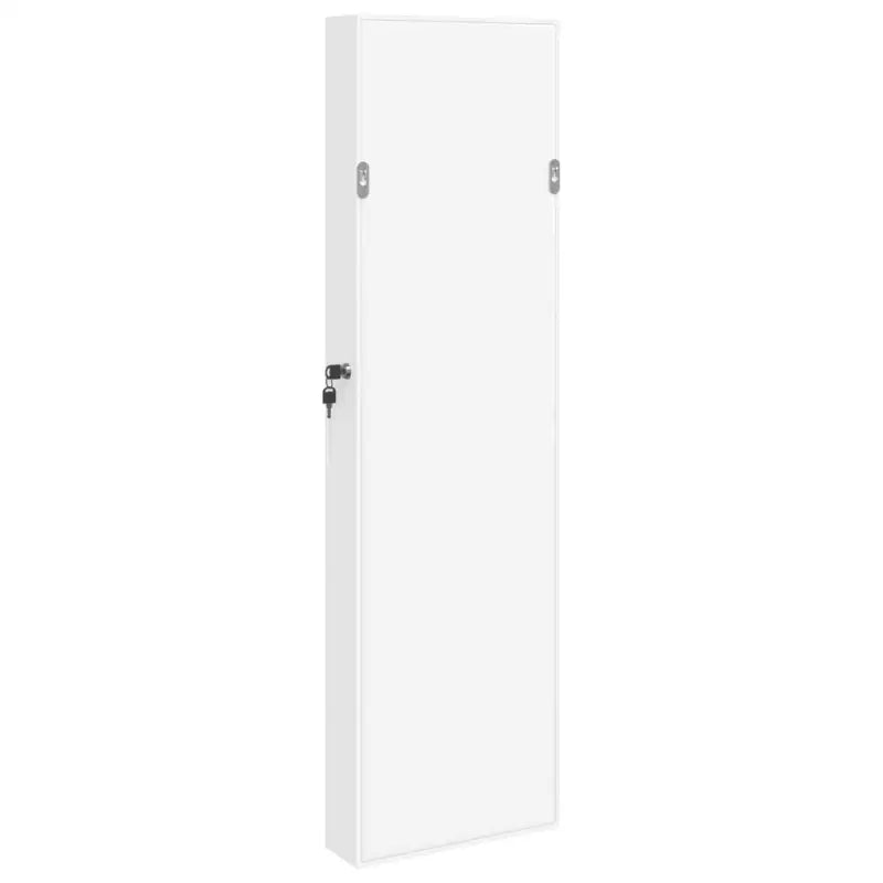 Elegant sieradenkast met spiegel en bewerkt hout - Wit / 1 - Spiegels