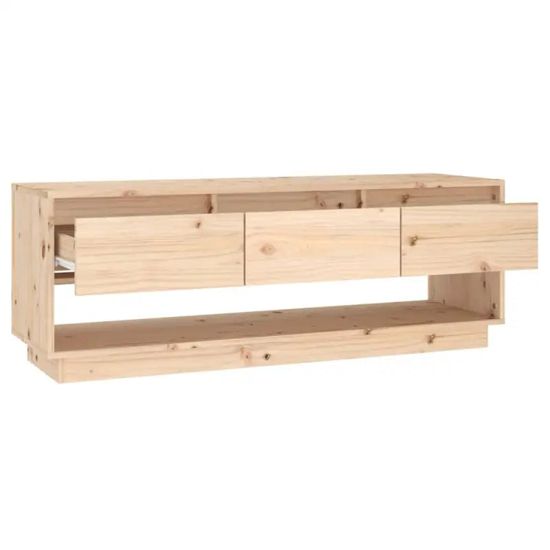 Elegant TV-Meubel van Massief Grenenhout met Strakke Lijnen - Tv-meubels