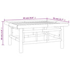 Elegante bamboe tuinset met comfortabele afmeting zitting en rugkussen - Tuinsets