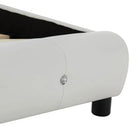 Elegante bedframe met stalen poten en polyester buitenlaag - Bedden & bedframes