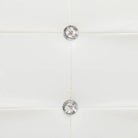 Elegante bedframe met stalen poten en polyester buitenlaag - Bedden & bedframes