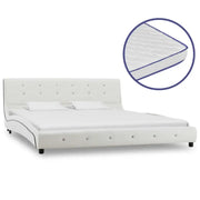 Elegante bedframe met stalen poten en polyester buitenlaag - Bedden & bedframes