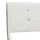 Elegante bedframe met stalen poten en polyester buitenlaag - Bedden & bedframes