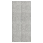 Elegante bewerkt hout schoenenkast voor je slaapkamer of gang - Betongrijs / 1 - Schoenenrekken