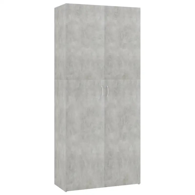 Elegante bewerkt hout schoenenkast voor je slaapkamer of gang - Betongrijs / 1 - Schoenenrekken