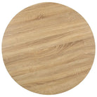 Elegante bistrotafel met houtnerf en stalen poot - Eettafels