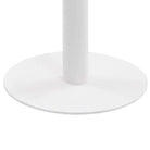 Elegante bistrotafel met houtnerf en stalen poot - Eettafels