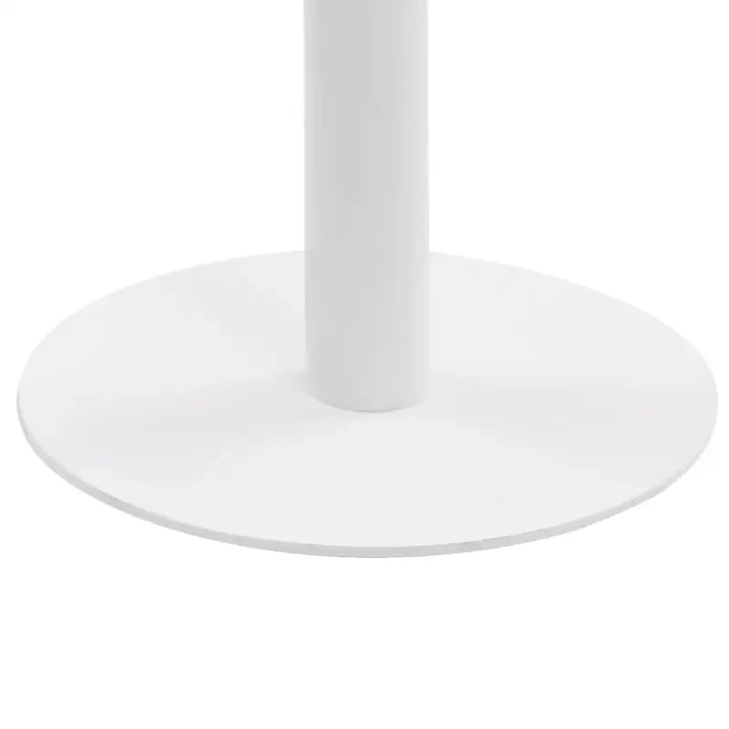 Elegante bistrotafel met houtnerf en stalen poot - Eettafels