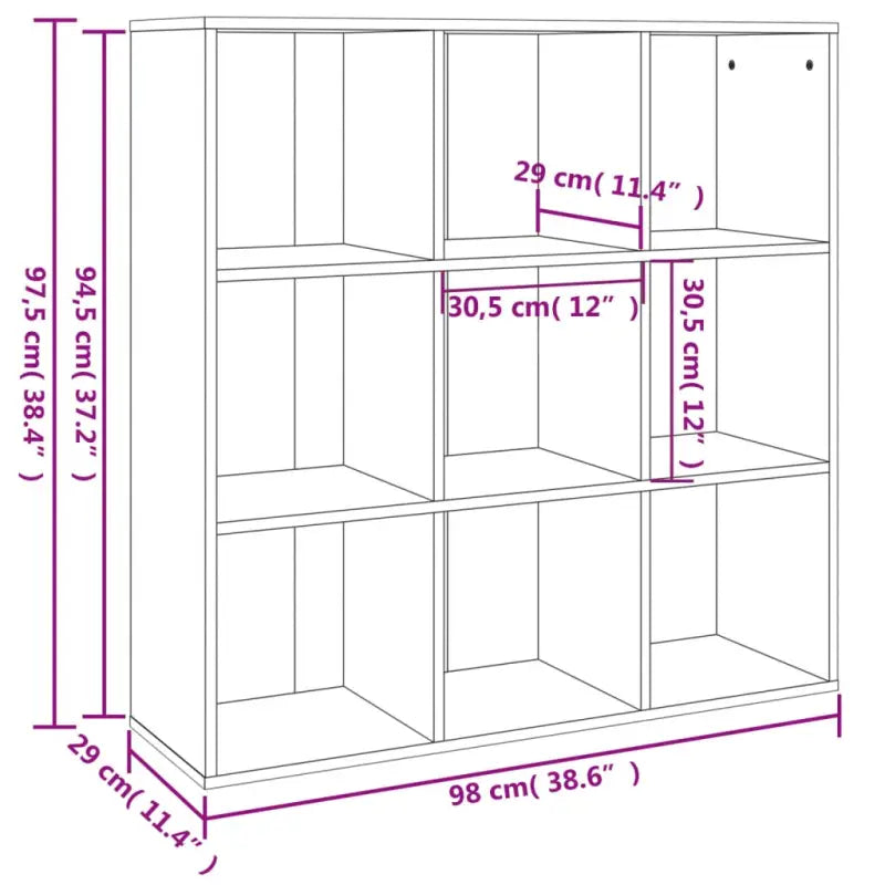 Elegante boekenkast van bewerkt hout die gemakkelijk schoon te maken - Boekenkasten