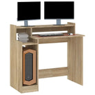 Elegante bureau met praktisch ontwerp en LED-verlichting voor moderne interieurs - Bureaus