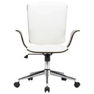 Elegante bureaustoel met gebogen houten ontwerp voor moderne interieurs - Bureaustoelen