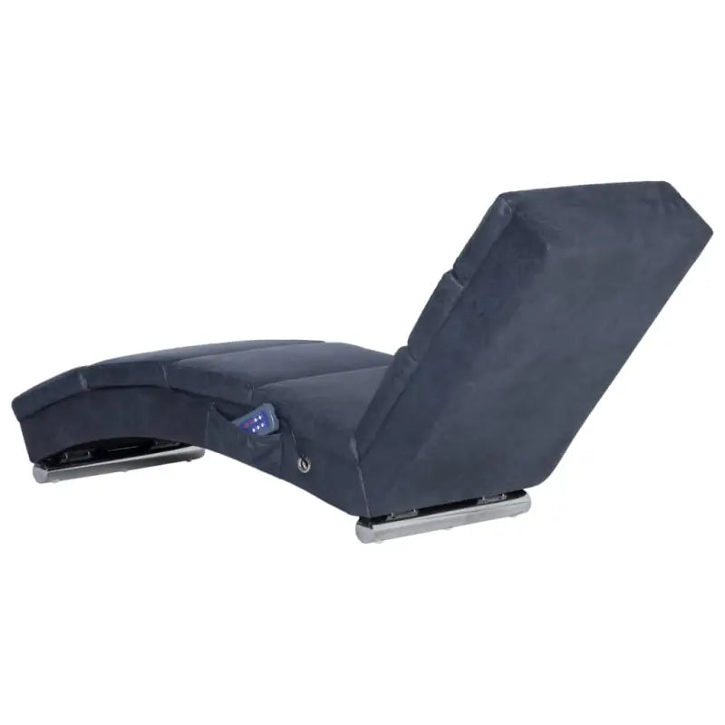 Elegante chaise longue met roestvrijstalen poten en comfortabele salomons - Grijs / 1 - Chaises longues