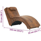 Elegante chaise longue met stalen poten en ergonomisch ontwerp - Chaises longues