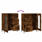 Elegante Dressoir van bewerkt hout met tijdloze uitstraling - Dressoirs & buffetkasten