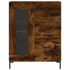 Elegante Dressoir van bewerkt hout met tijdloze uitstraling - Dressoirs & buffetkasten