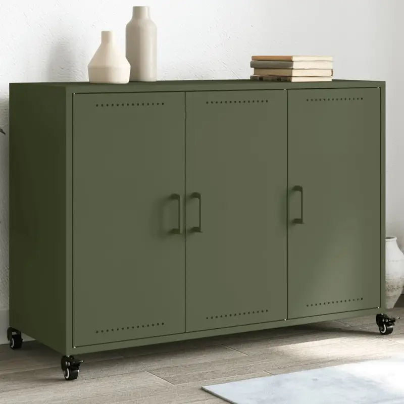 Elegante dressoir van duurzaam staal voor een stijlvolle woonkamer - Groen / 1 - Dressoirs & buffetkasten