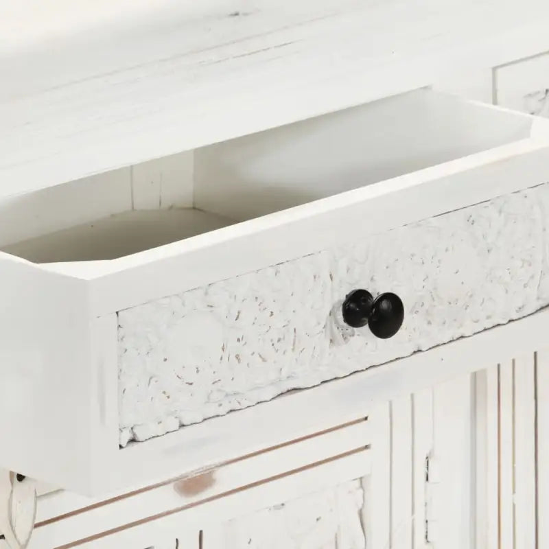 Elegante dressoir van massief mangohout voor een stijlvol interieur - 140 x 40 x 74 cm / 1 - Dressoirs & buffetkasten