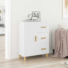 Elegante dressoirs van bewerkt hout met hoge kwaliteit en stabiliteit - Wit / 1 - Dressoirs & buffetkasten