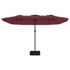 Elegante dubbele parasol voor schaduw en uv-bescherming - Parasols en zonneschermen