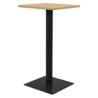 Elegante Eettafel met melamine spaanplaat en Franse sfeer - eikenkleurig / 50 x 50 x 107 cm / 1 - Eettafels