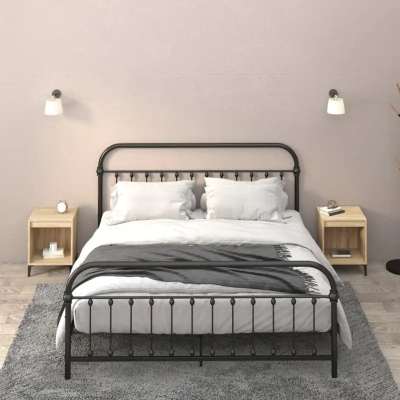 Elegante en duurzame nachtkastjes van bewerkt hout - Sonoma eiken / 2 - Nachtkastjes