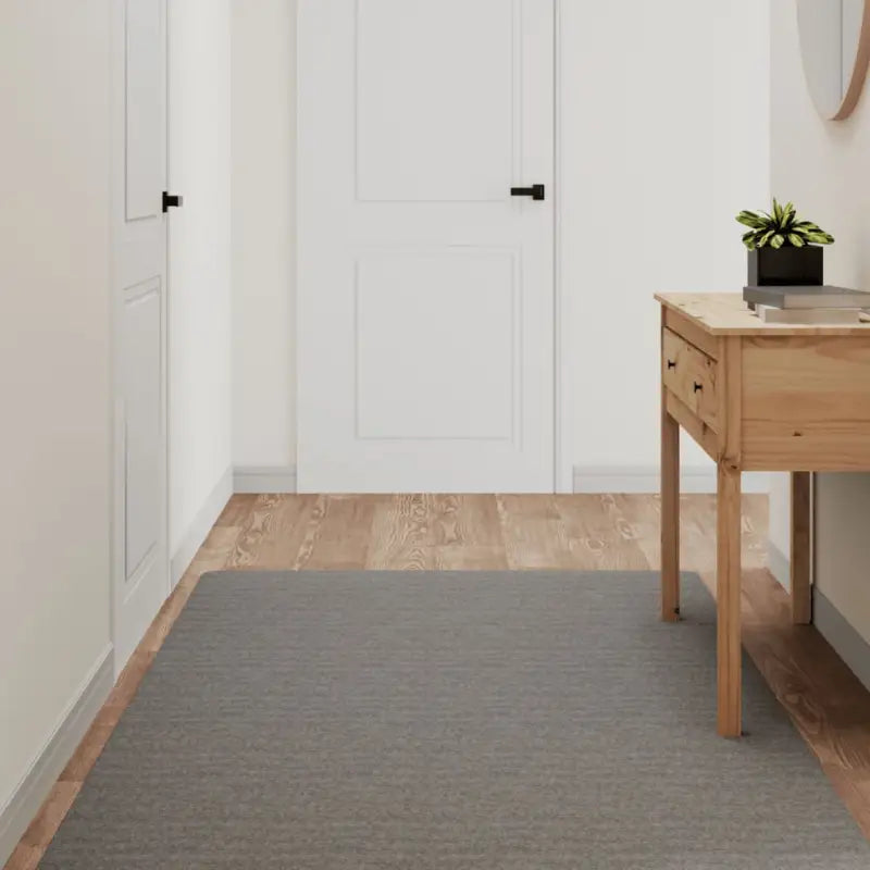 Elegante en praktische tapijtloper van polypropyleen - Grijs / 100 x 180 cm - Vloerkleden