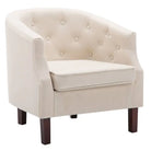Elegante fauteuil voor een luxe inrichting van je interieur - Beige / 1 - Fauteuils & Relaxfauteuils