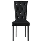 Elegante fluwelen eetkamerstoelen met houten frame en snelle levering bevat - Eetkamerstoelen