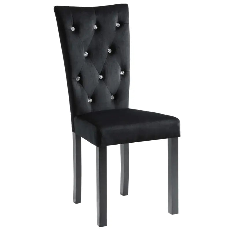 Elegante fluwelen eetkamerstoelen met houten frame en snelle levering bevat - Eetkamerstoelen