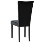 Elegante fluwelen eetkamerstoelen met houten frame en snelle levering bevat - Eetkamerstoelen