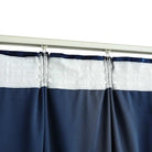 Elegante fluwelen gordijnen met metalen haken en snelle levering bevat - Gordijnen & vitrages
