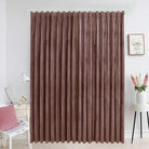 Elegante fluwelen gordijnen met metalen haken voor warmte en privacy - Antiekroze / 1 - Gordijnen & vitrages