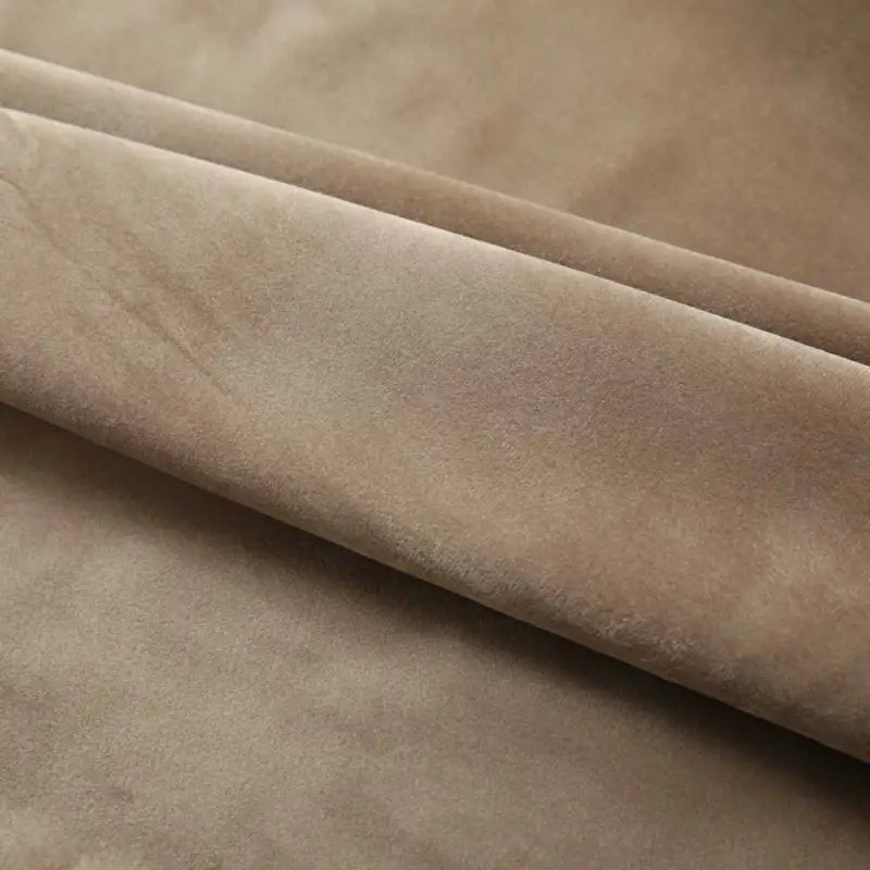 Elegante fluwelen gordijnen met metalen haken voor warmte en privacy - Gordijnen & vitrages