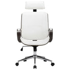 Elegante gebogen houten bureaustoel voor een modern interieur - Bureaustoelen
