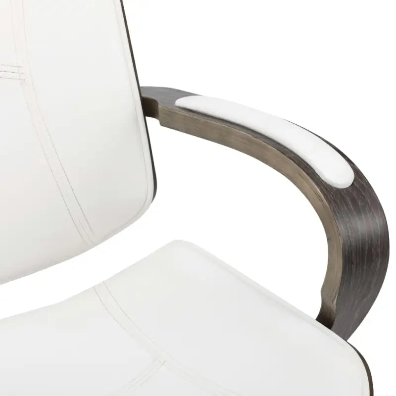 Elegante gebogen houten bureaustoel voor een modern interieur - Bureaustoelen