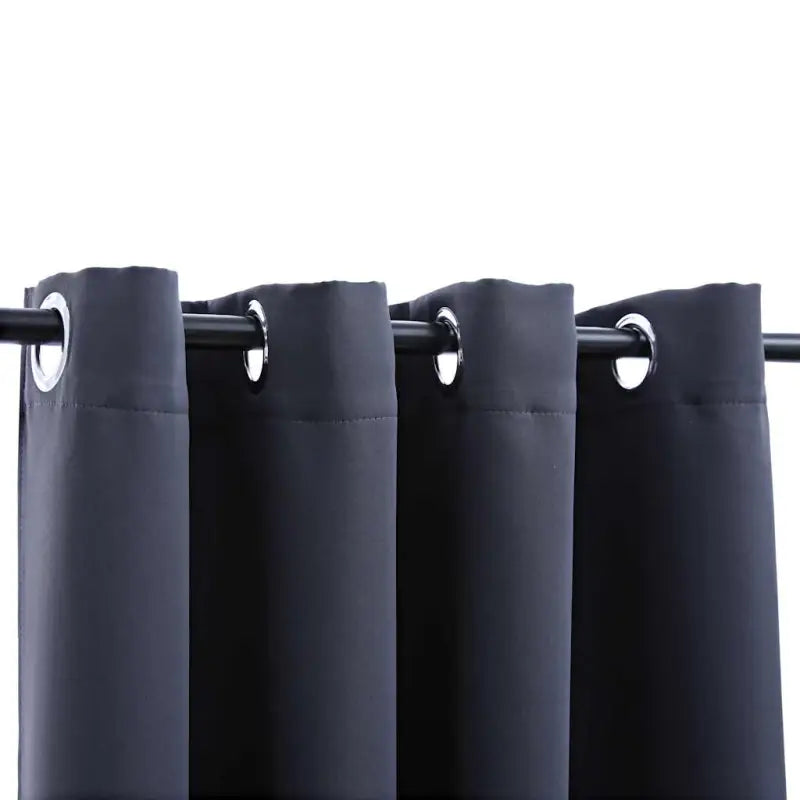 Elegante gordijnen met metalen ringen voor privacy en lichtblocking - Gordijnen & vitrages