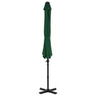 Elegante hangende parasol met aluminium paal voor schaduw en UV-bescherming - Parasols en zonneschermen
