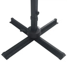Elegante hangende parasol met gepoedercoat aluminium en aluminium paal - Parasols en zonneschermen